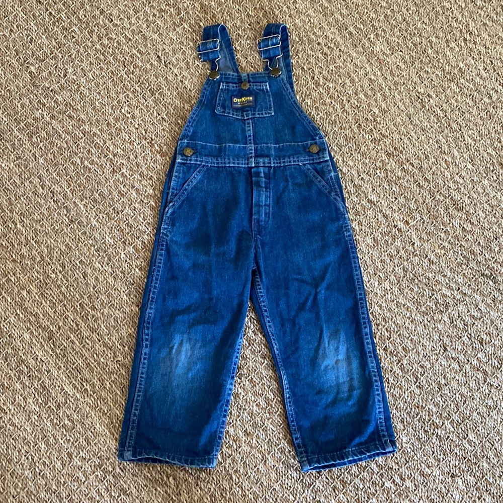 VINTAGE OSH KOSH b’ GOSH perfect kids overalls 4T 🧑🏽‍🌾